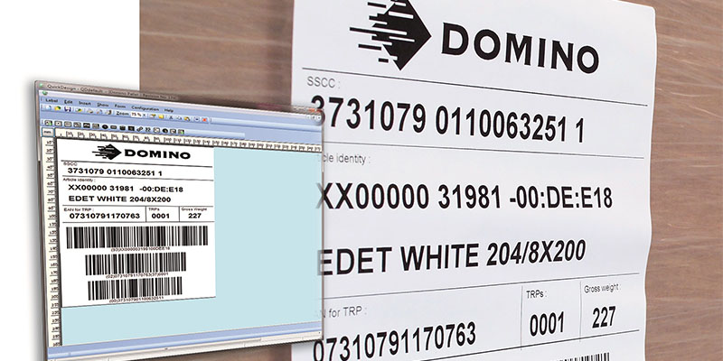 A Domino Printing fornece um processo eficiente com sistemas de automação de codificação