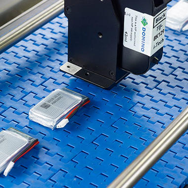 La serie Gx de impresión de inyección de tinta térmica (TIJ) en baterías
