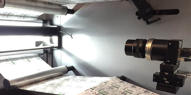 상업용 인쇄, 라벨링, 포장, 우편 산업에 사용되는 Lake Image 카메라 시스템