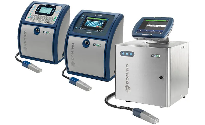 Domino A-Series i-Tech Continuous Inkjet printer range A320i, A420i, A520i