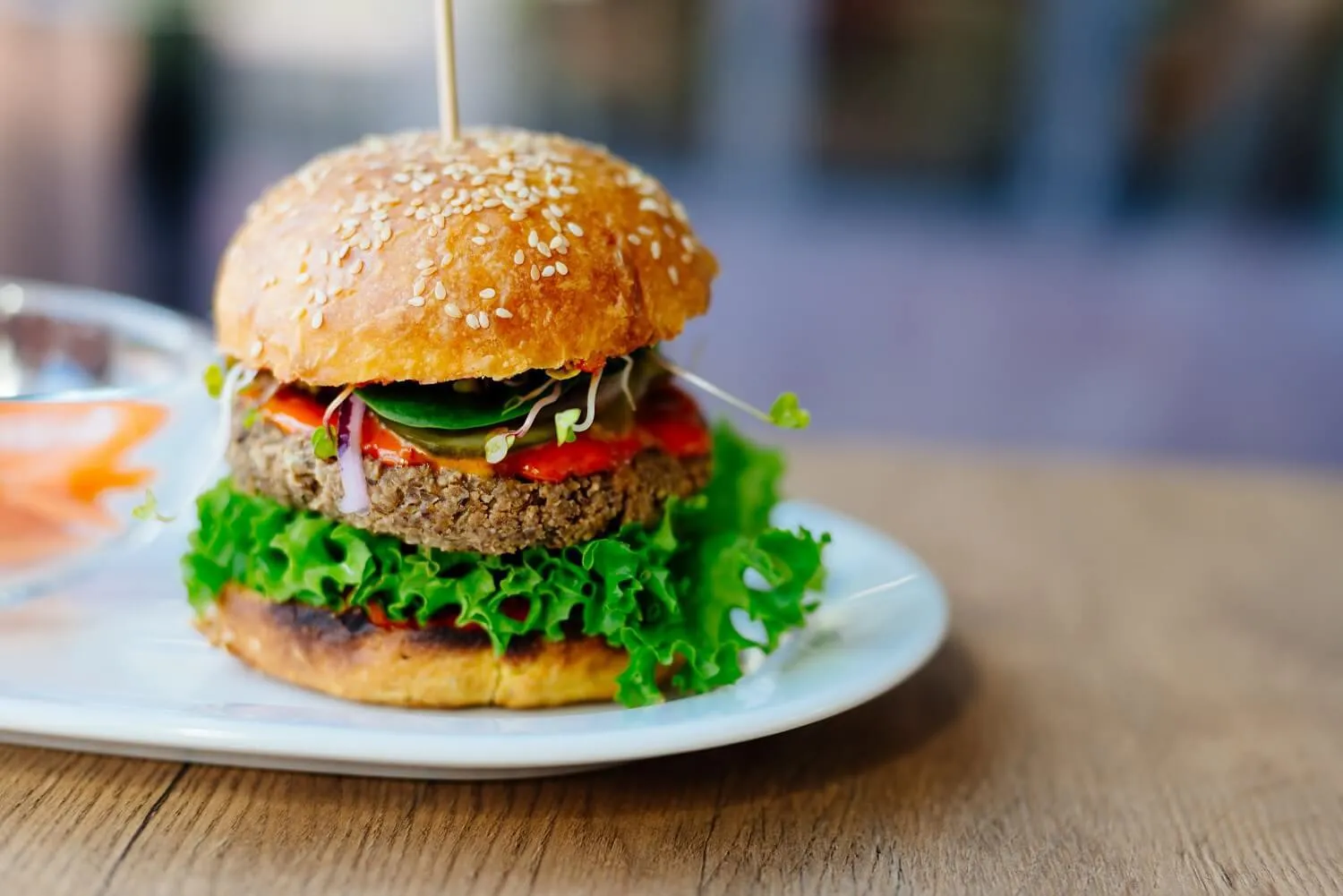 Hamburguesa vegetal vegana sin carne