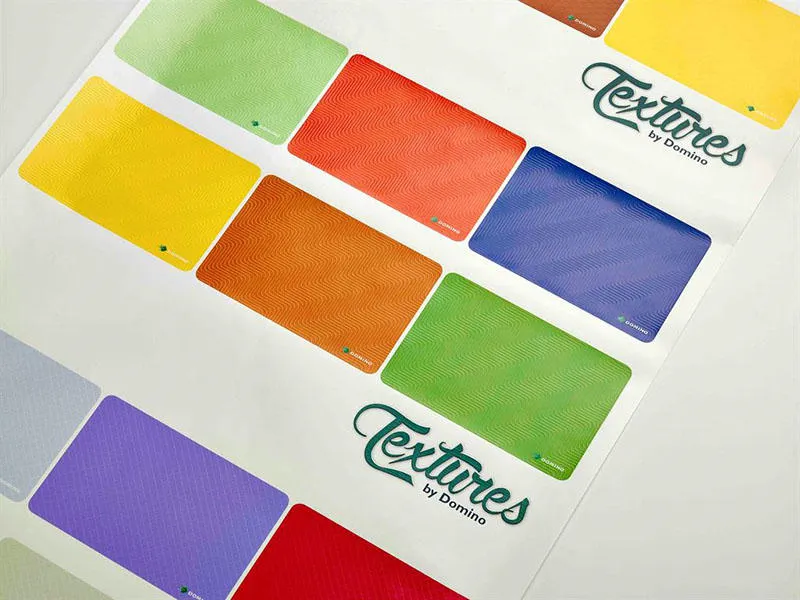 Image of sample texture labels by Domino