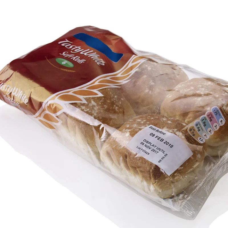 Coding on plastic packaging