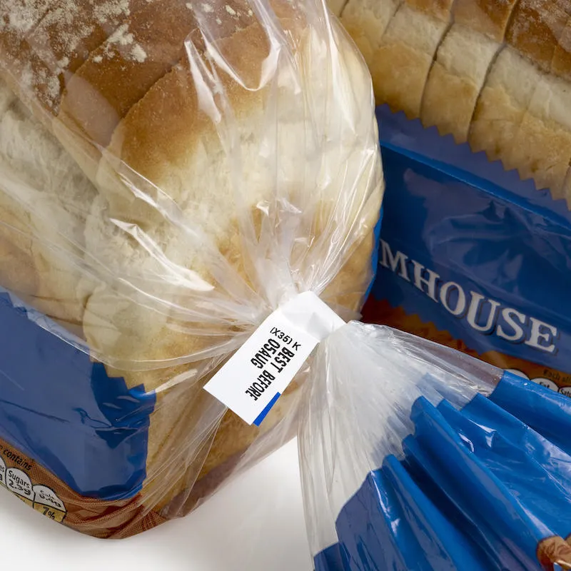 coding on bread wrap