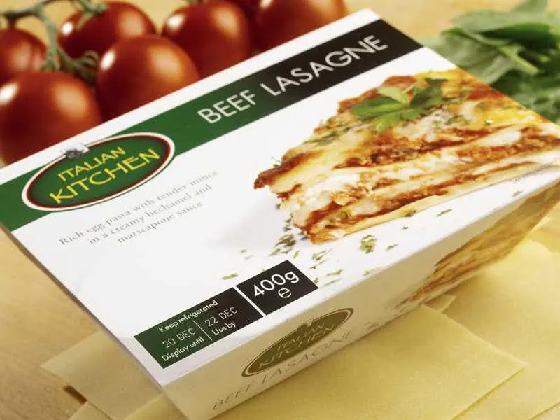 Codierte Lebensmittelverpackung 