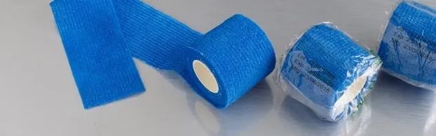 Rol blauw gaasverband