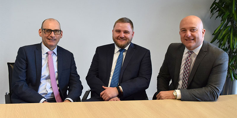 From left to right: Craig Stobie, Volker Watzke, Bart Vansteenkiste. Please note this photo was taken prior to COVID-19. 
