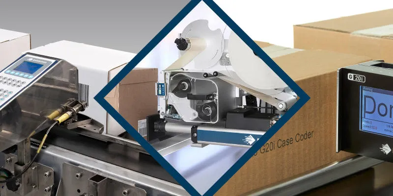 Domino Cx-series, M-series and G20i printing onto outer case coding