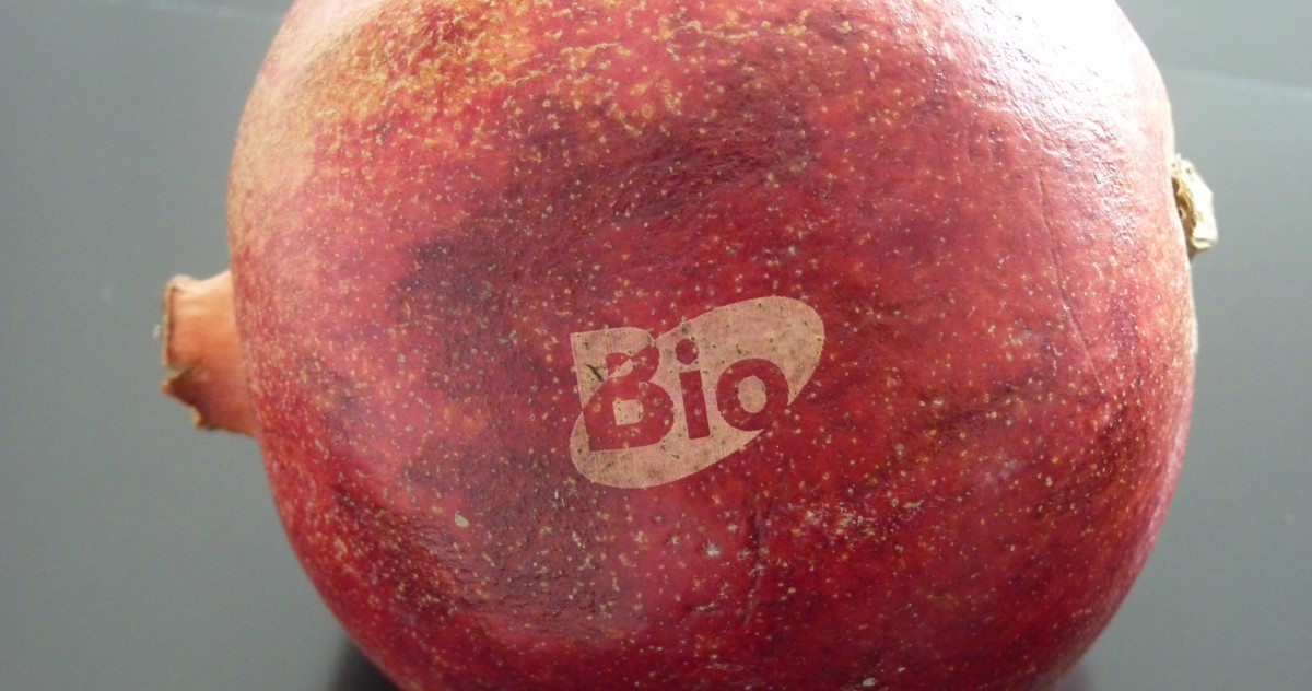 coding directly onto fruit and vegetables