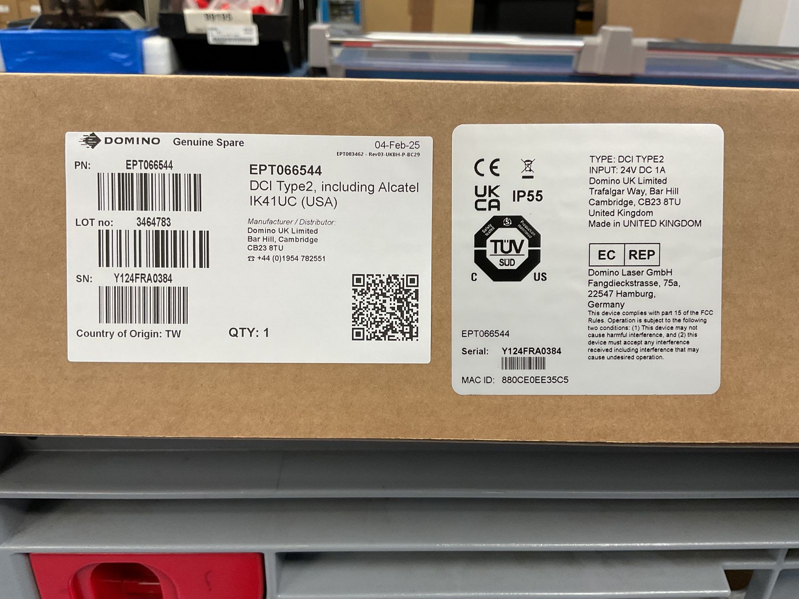 QR code powered by GS1 - Domino spare