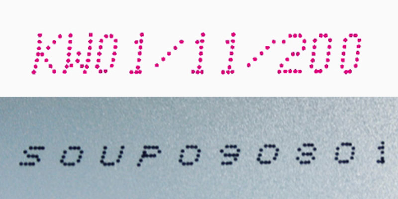 Punktgenauer Tintenstrahldruck mit Domino Drucker