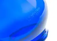 Lasercode auf einer Glasflasche