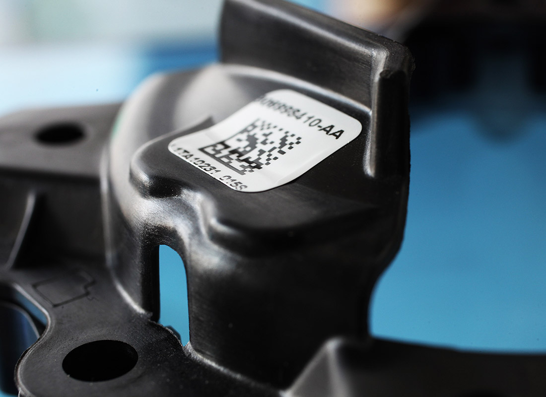 thermal print and apply labelling on part