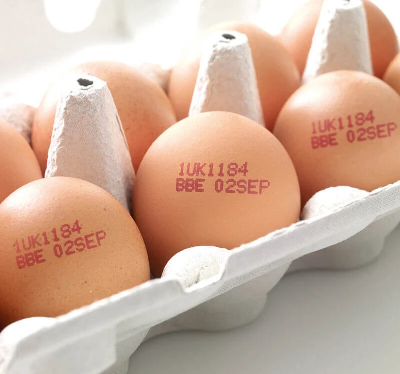 Eggs-red-code-CIJ-egg-grader-NML5