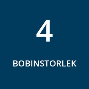 Välj bobinstorlek