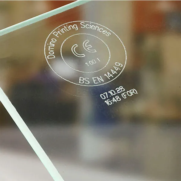 Domino Code created by Domino D-Series CO2 Laser Coder