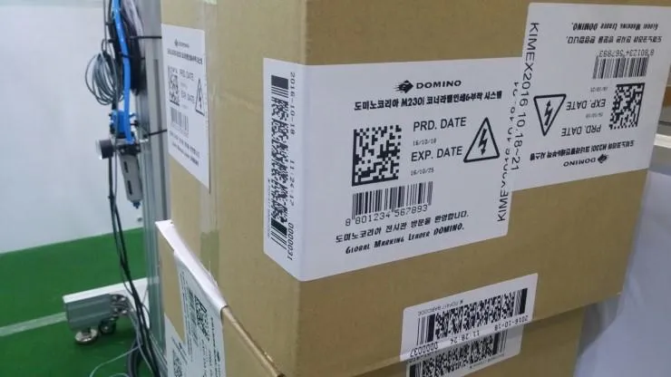 2016 년에 Domino Printing이 Kimex에 참석합니다