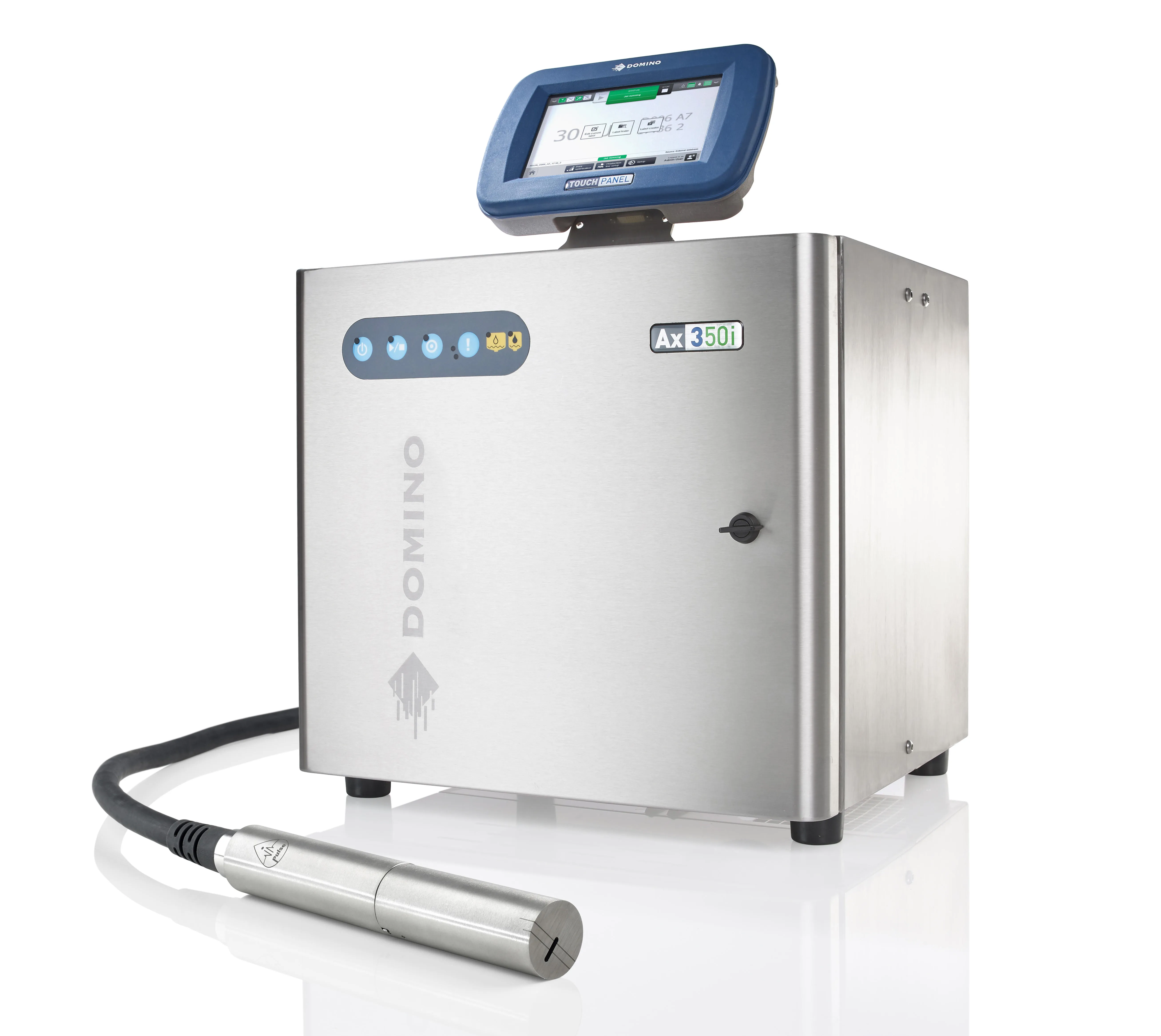 Ax350i Continuous-Inkjet-Drucker mit rundem Druckkopf