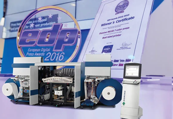 Domino's N610i Best Label Printer at EDP awards