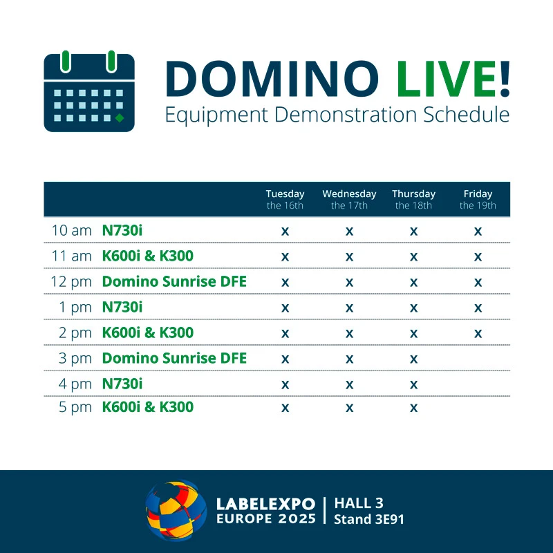 Live Demo Schedule