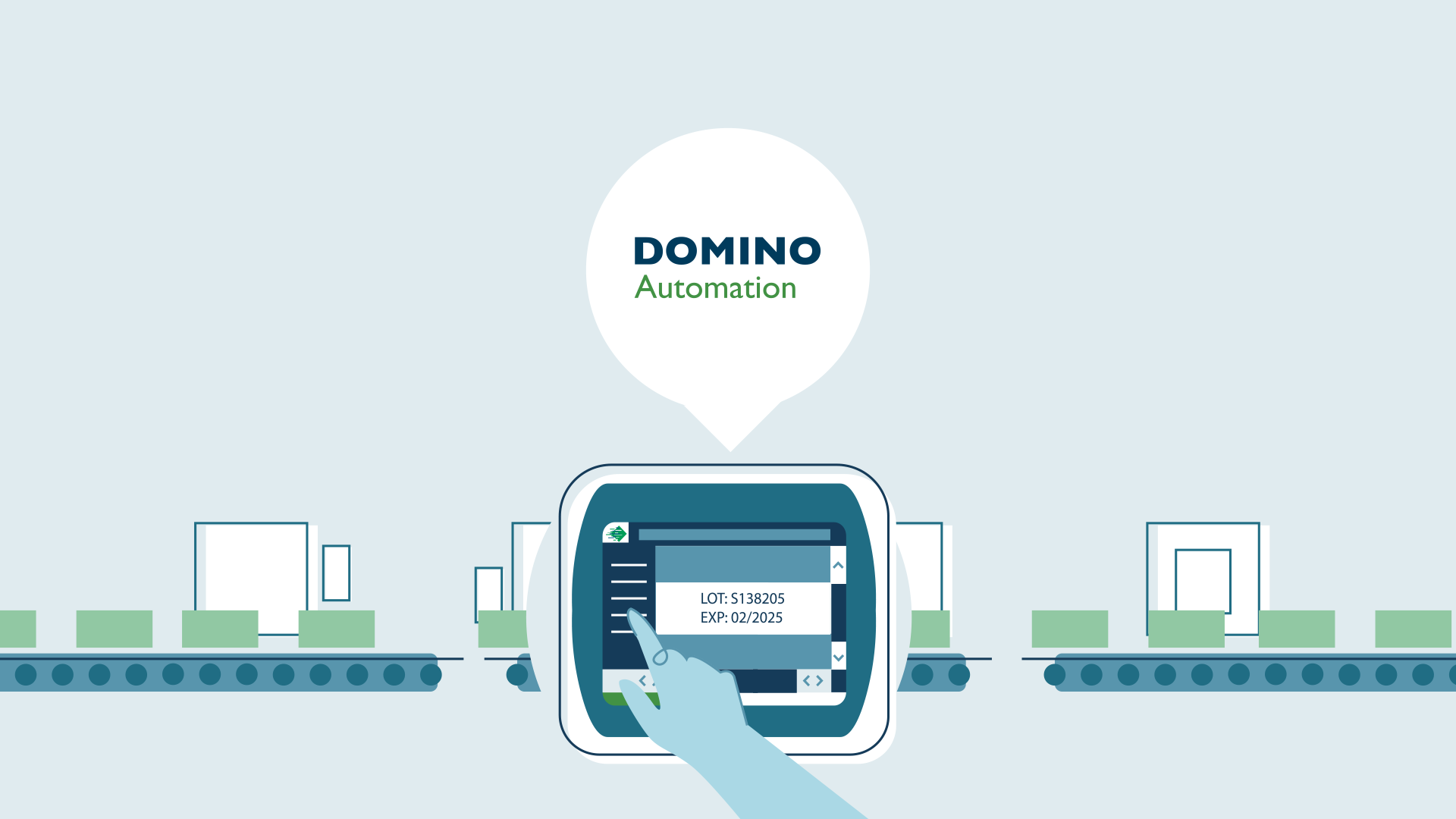 Animationsbild von Domino Automation
