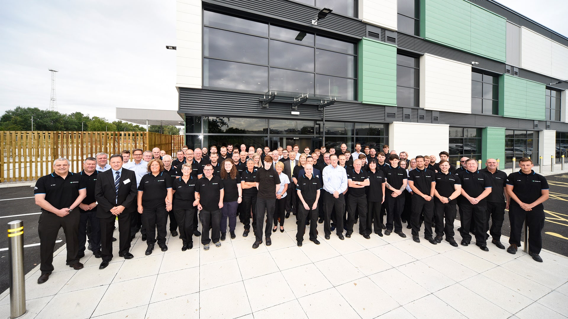 Domino Consumables team outside Liverpool office