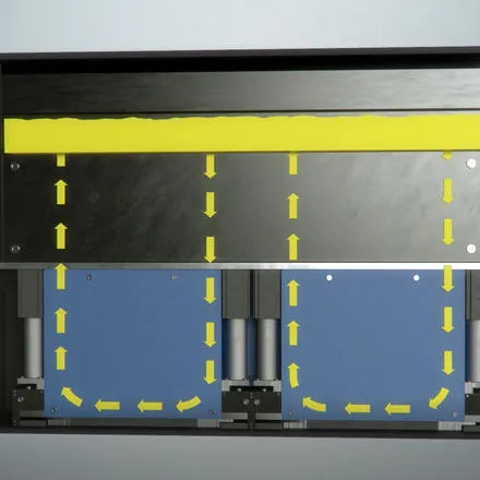 K600G unique ActiFlow degassing system for automated maintenance and best digital printing on pharma blister foil 
