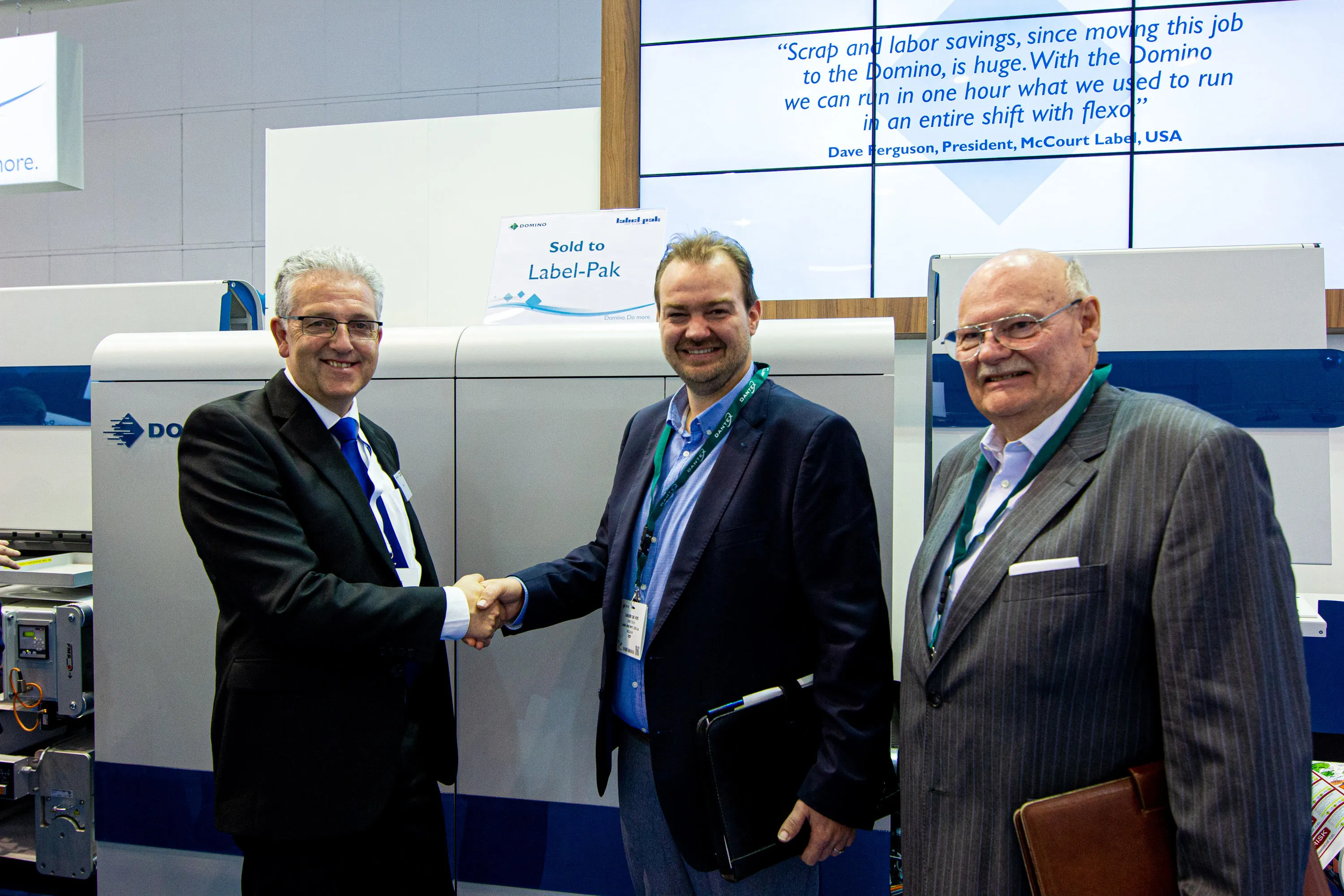 Verkauf N610i Etikettendruckmaschine an Label-Pak International