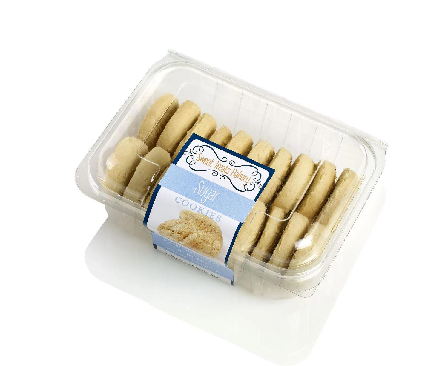 Druckmuster Etikett Keksverpackung